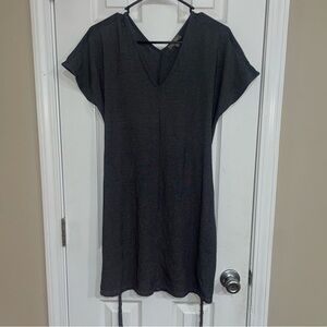 Lilla P Grey Belted T shirt Dress Size‎ Small
